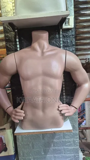 Mannequin Body Torso Male, Adjustable Clothing Dummy Display