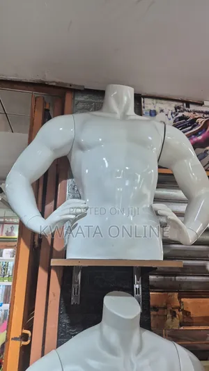 Mannequin Body Torso Male, Adjustable Clothing Dummy Display