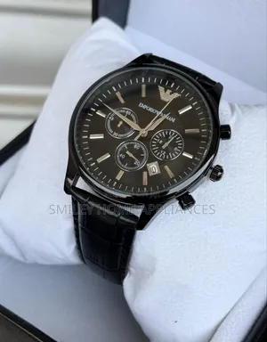 Original Men's Emporio Armani Classy Wrist Timepiece at 30% Discount