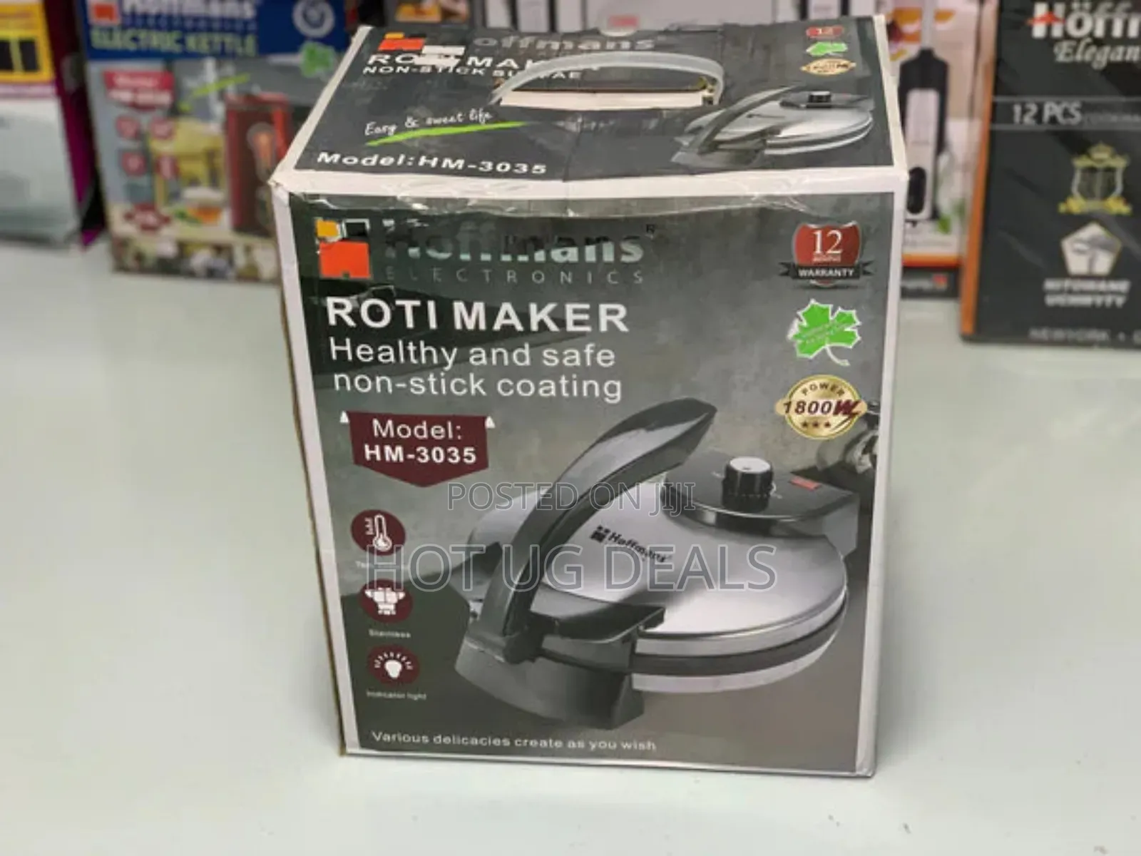 Hoffman Roti Chapati Maker - Silver