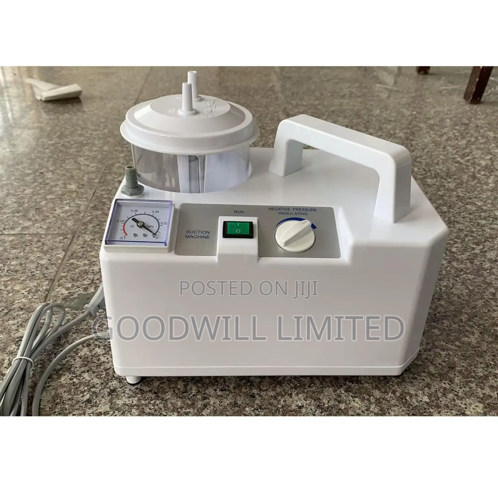 Portable Suction Apparatus Single Bottle