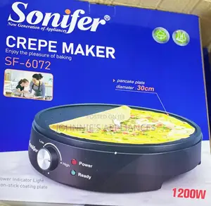 Sonifer Electric Crepe Maker Or Pancake Plate