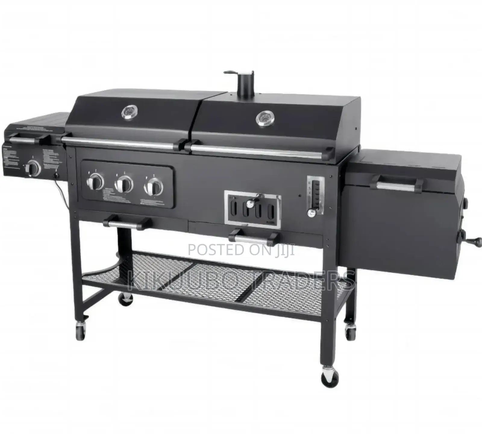 2in1 Gas and Charcoal BBQ Grill