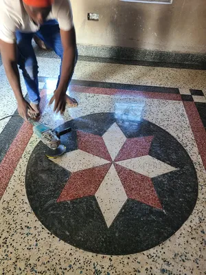 Designed Terrazzo Flooring 443