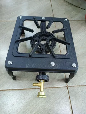Portable Single Burner Cast Iron Gas Stove.