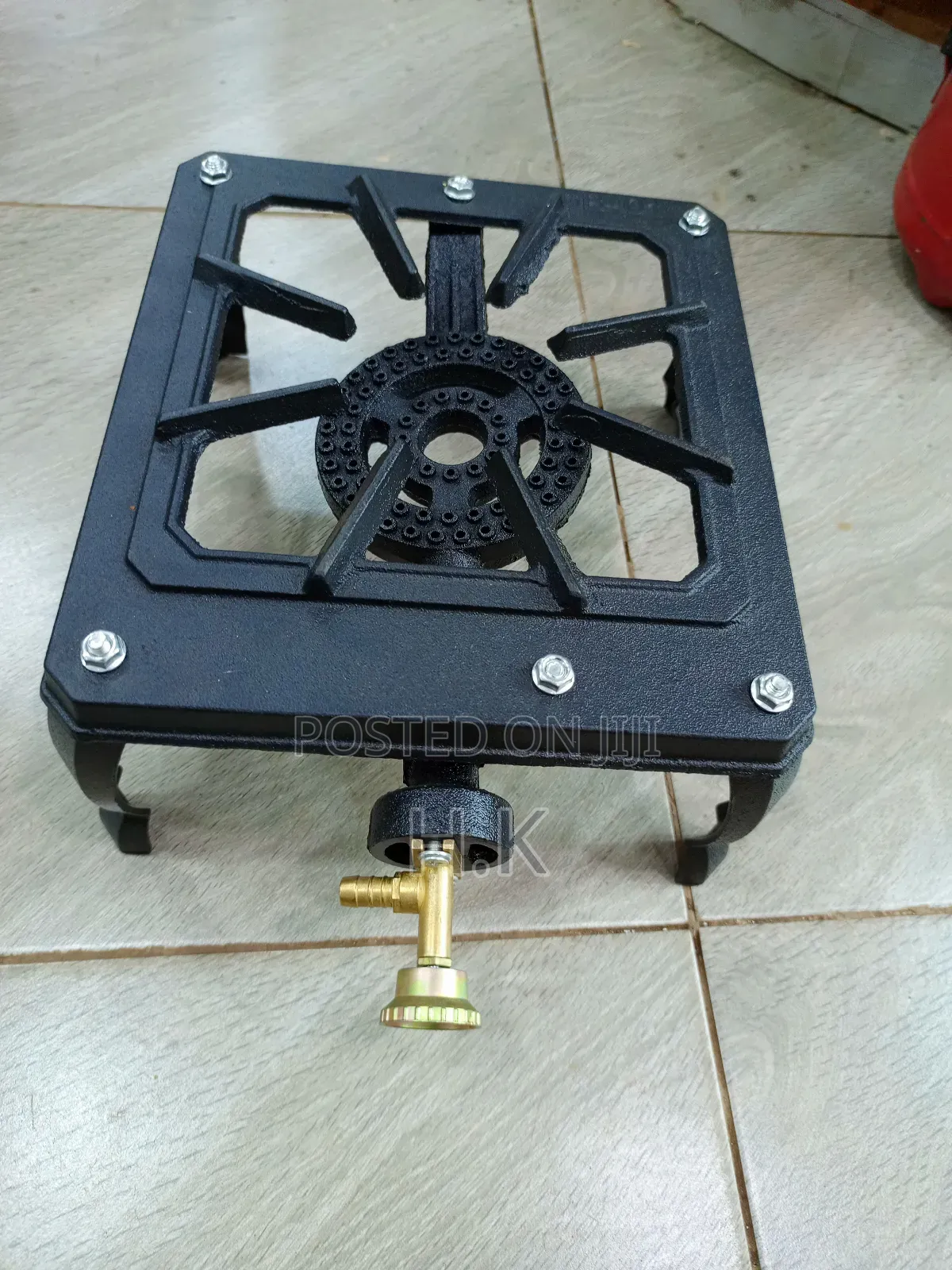 Portable Single Burner Cast Iron Gas Stove.