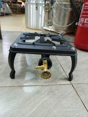 Portable Single Burner Cast Iron Gas Stove.