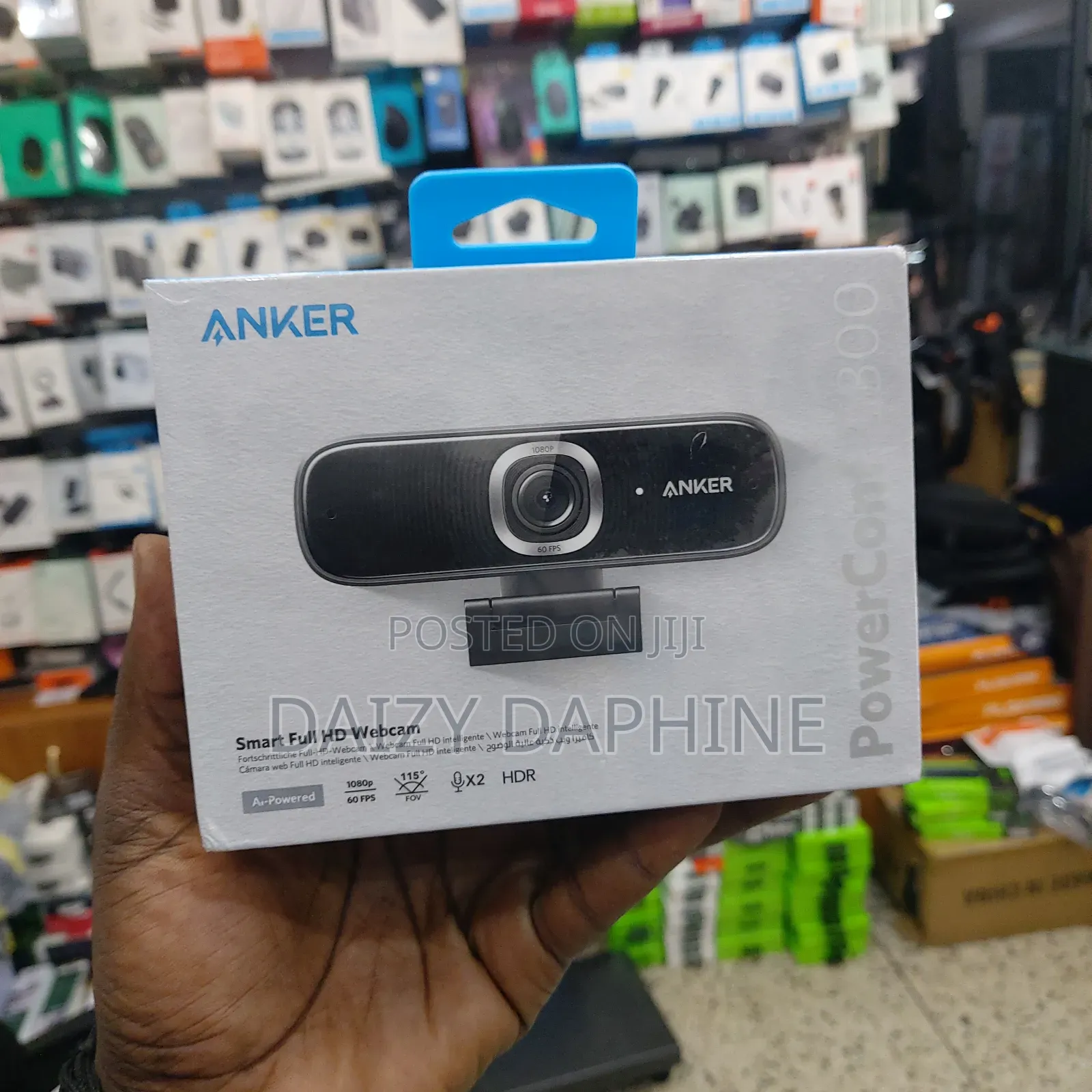 Webcam Smart Full Hd Anker, Power Conf 300 Anker