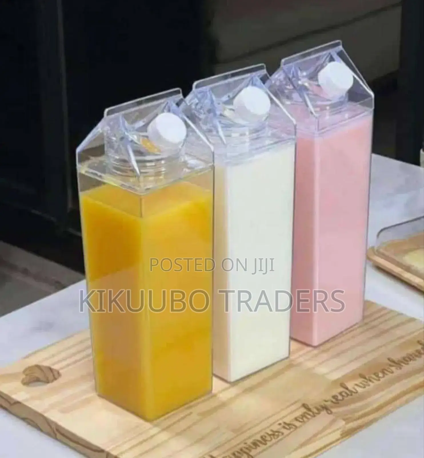 (3pcs) Milk Carton Water Bottles