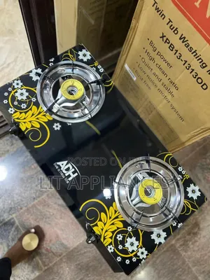 Adh Double Gas Burner With Auto Ignition.