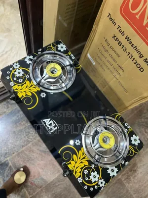 Adh Double Gas Burner With Auto Ignition.