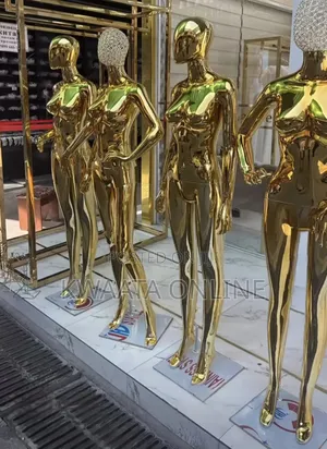 Mannequin Dress Form Woman Gold Full Mannequin, Dress Shape Pinnable