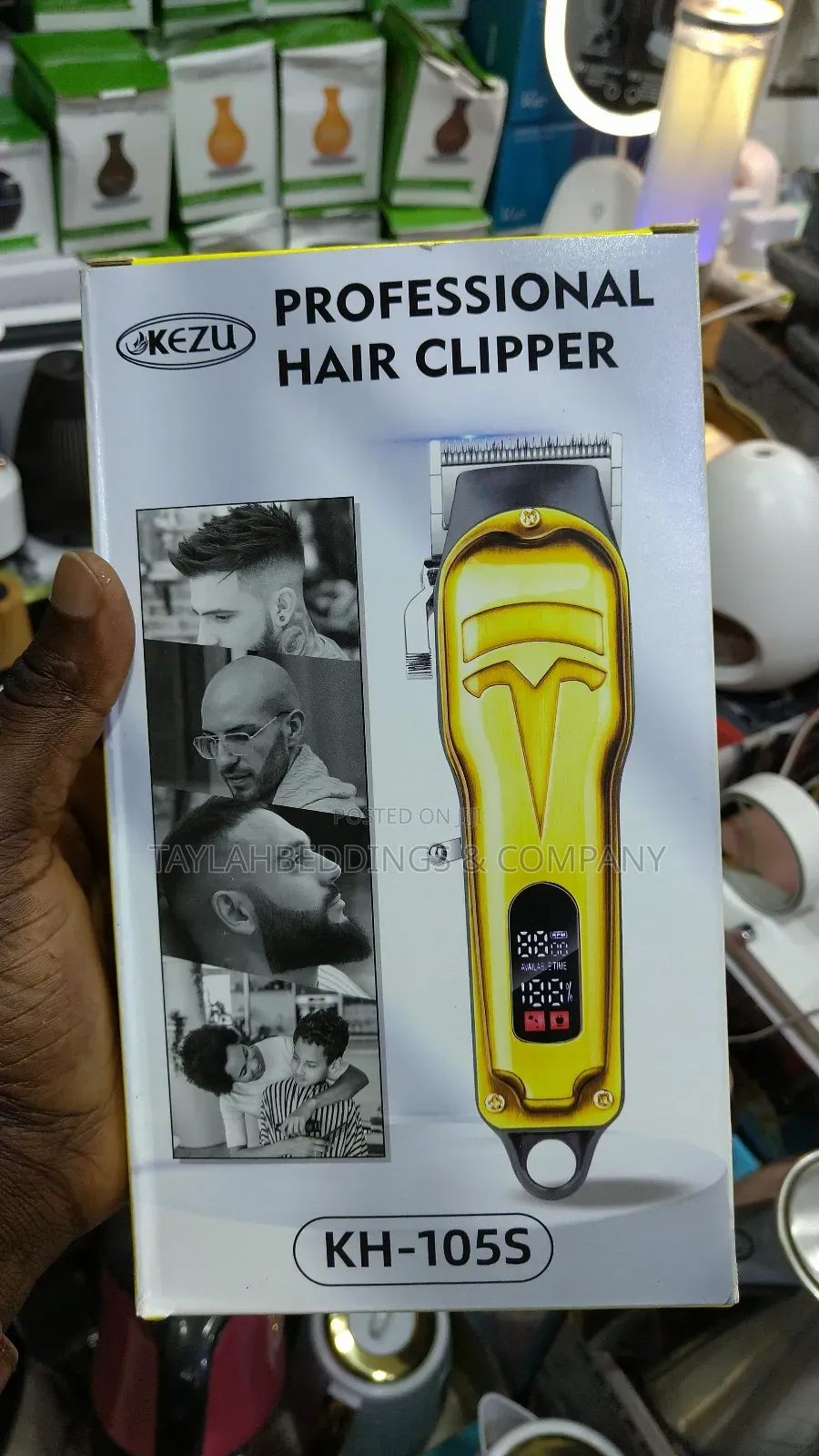 Kezu Hair Clipper Digital Display Hair Cutting Machine