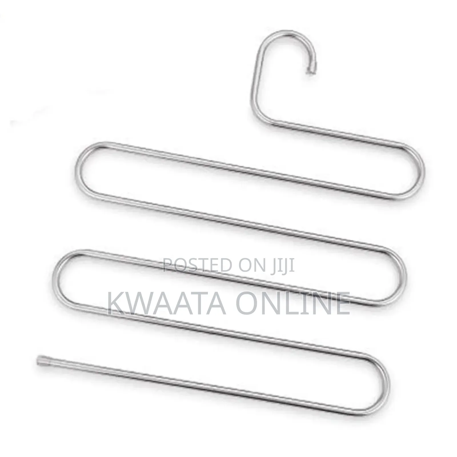 5 Piece Stainless Steel S-Shaped Multi-Layer Clothes Hanger