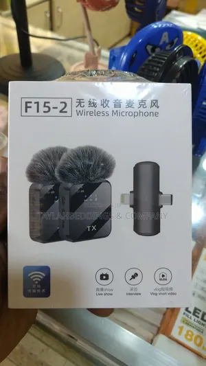 Noise Cancelling Dual Wireless Microphone Receiver for iPhone Type C