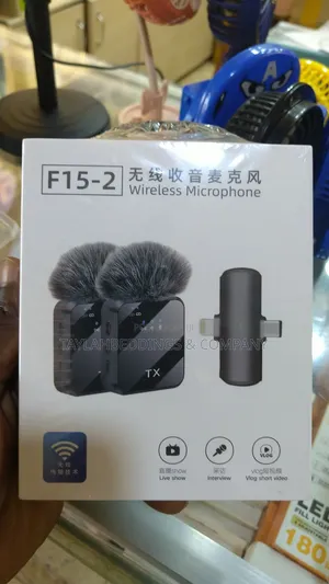 Noise Cancelling Dual Wireless Microphone Receiver for iPhone Type C