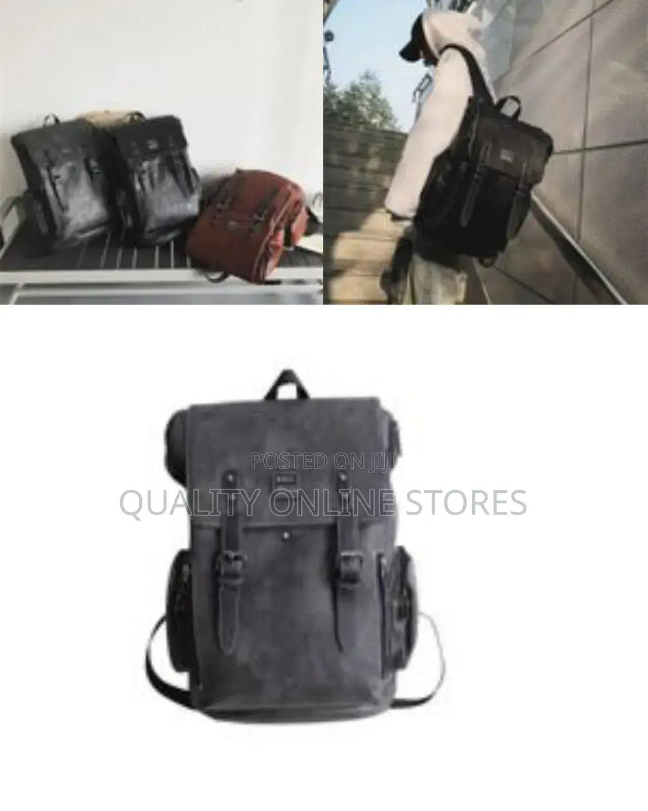 Vintage Backpack Soft Leather for Men, High-Quality Luxury Designe0
