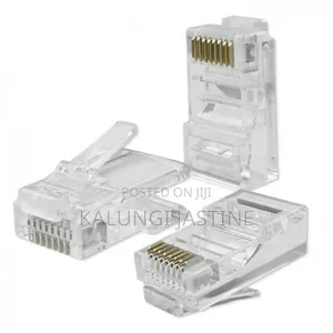Rj45 Pass Through Connectors Cat6/Utp