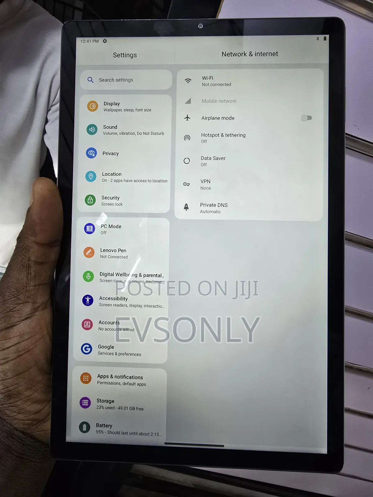 Lenovo Tab 6 64 GB Silver