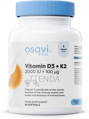 D3 + 2000 Iu + 100 Μg 60 Softgels | Bone, Teeth Immune Health