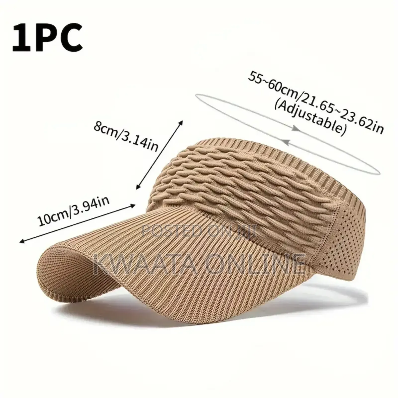 1 Piece Women's Lightweight Sun Visor Hat