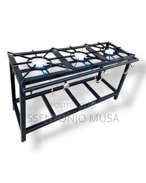 Triple Cast Iron Large Gas Lpg Burner Cooker-15kw Commercial