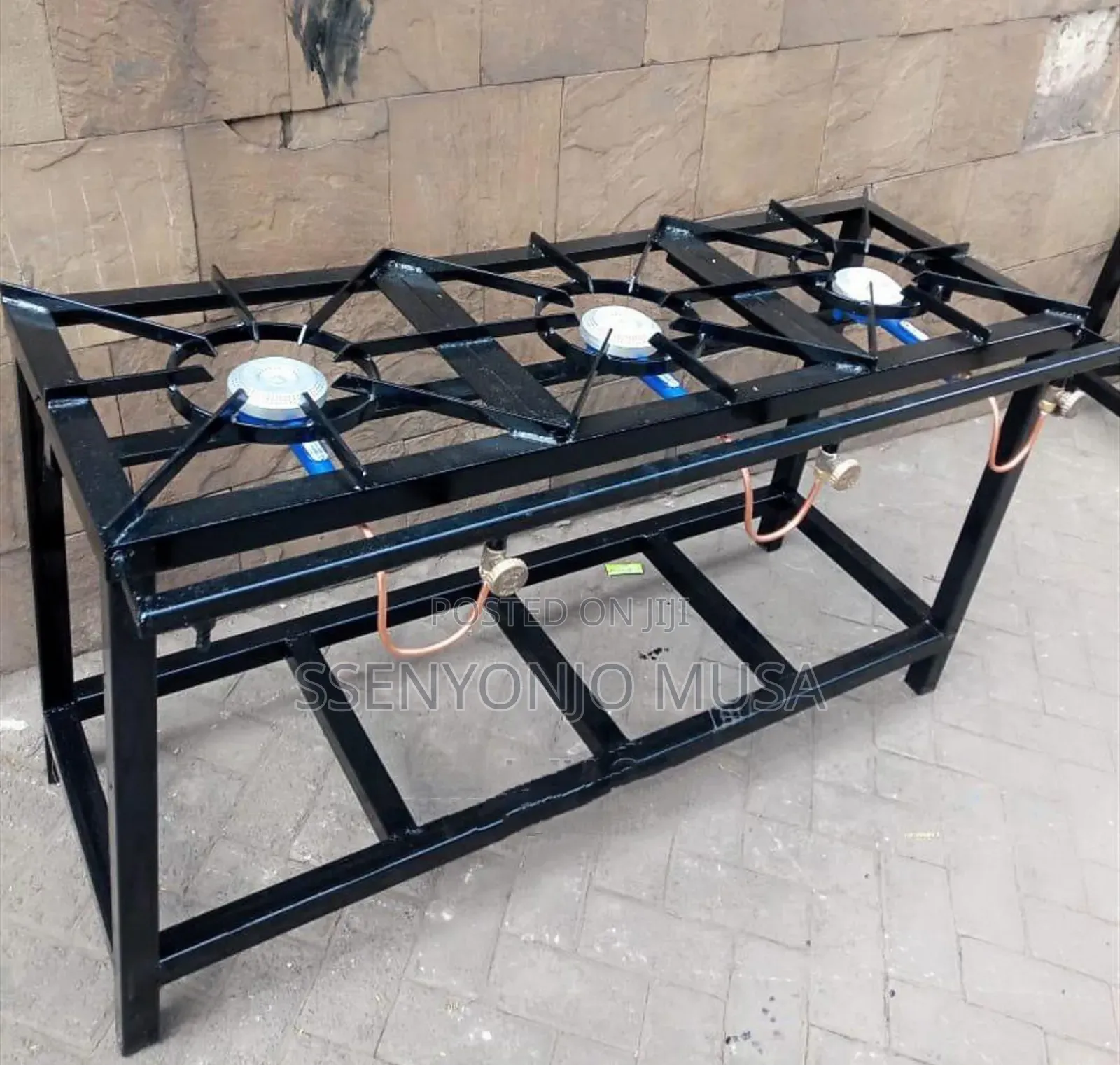 Triple Cast Iron Large Gas Lpg Burner Cooker-15kw Commercial