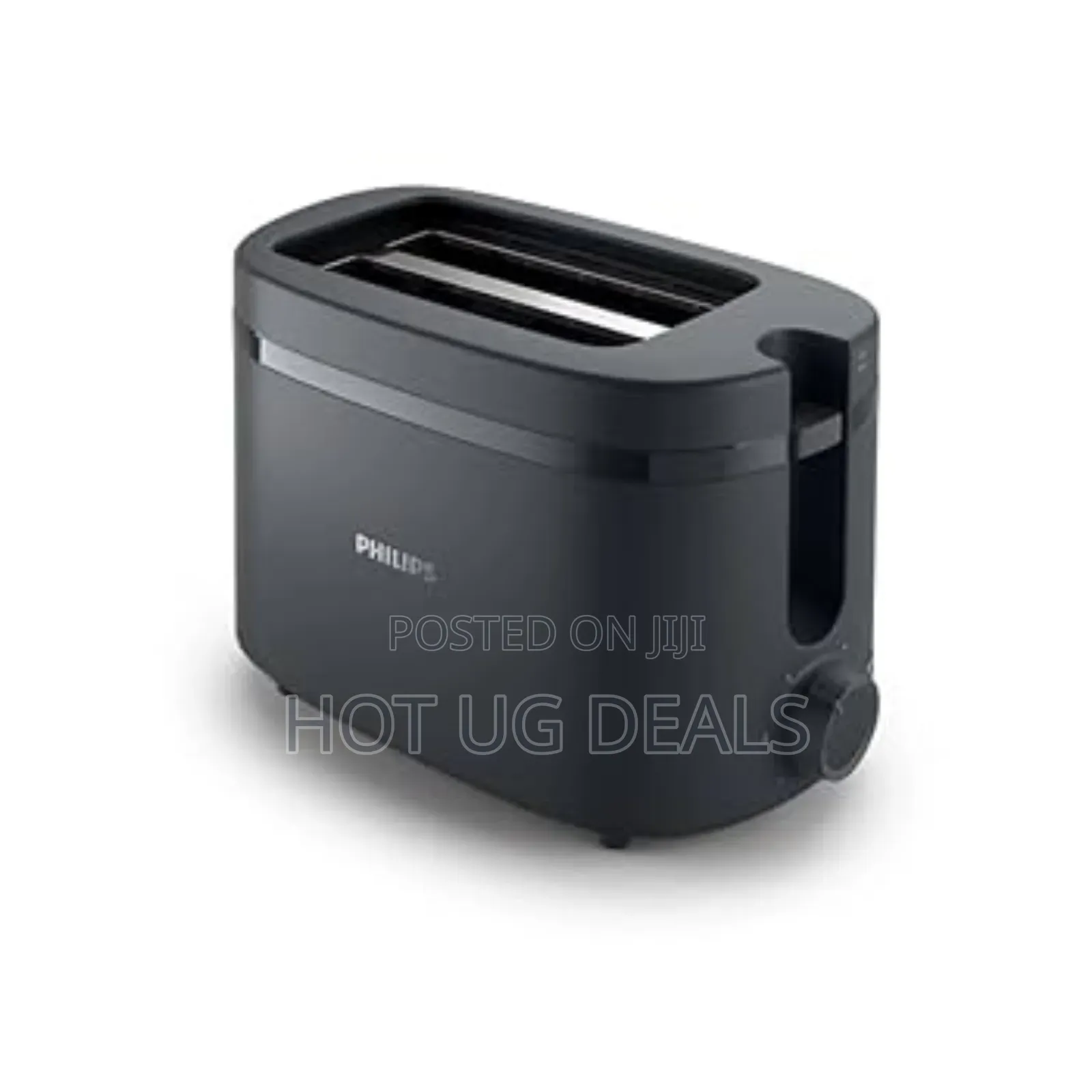 Philips Bread Toaster, 2 Slice Capacity, 6 Levels, Black