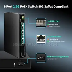 8port Gigabit Poe Switch With SFP