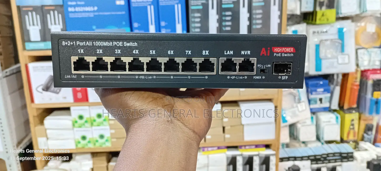 8port Gigabit Poe Switch With SFP