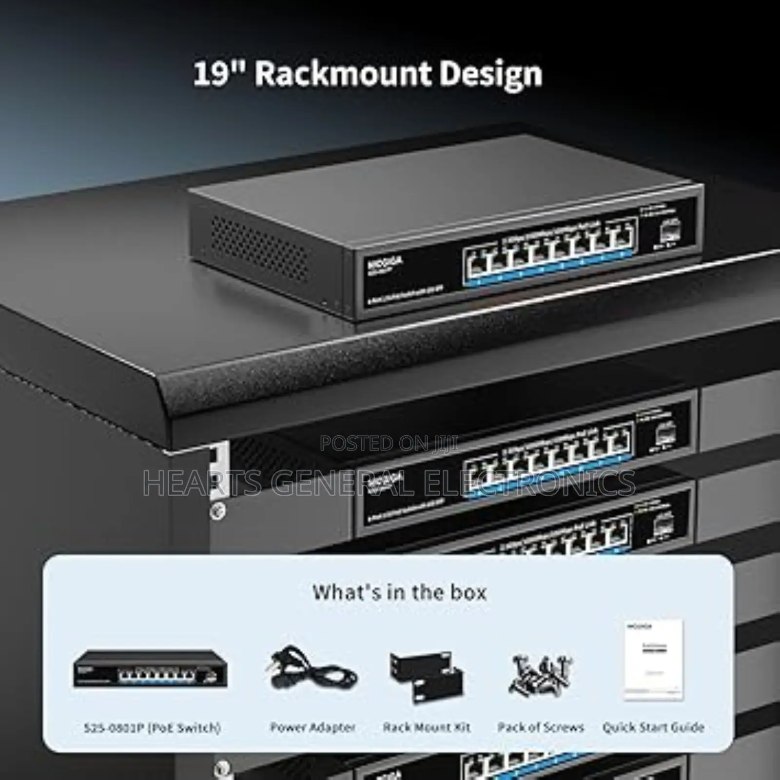 8port Gigabit Poe Switch With SFP