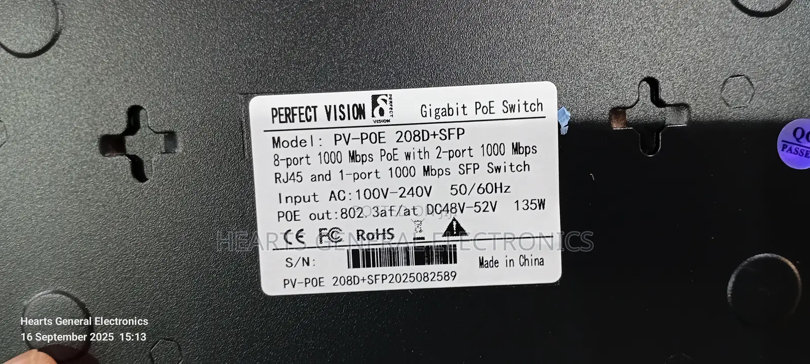 8port Gigabit Poe Switch With SFP