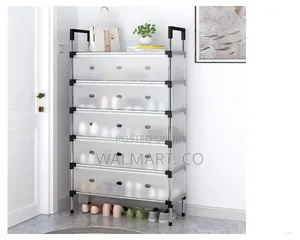 Plastic Free Standing Shoe Rack