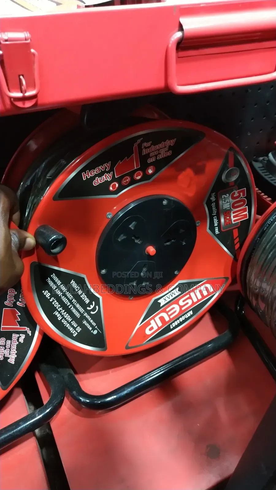 Wiseup High Quality Cable Reel 2.5 X 50m