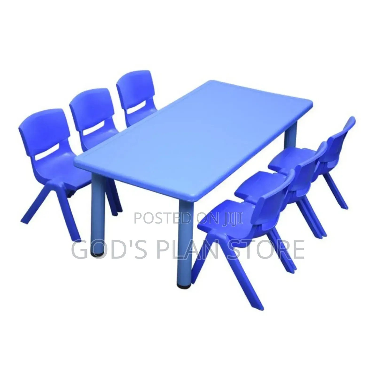 Blue Plastic Kids Table Kids Table