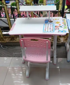 Adjustable Kids Learning Desk With Chair