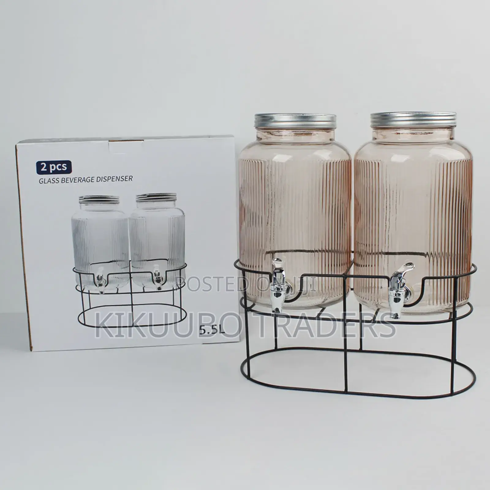 Twin Glass Beverage Dispenser