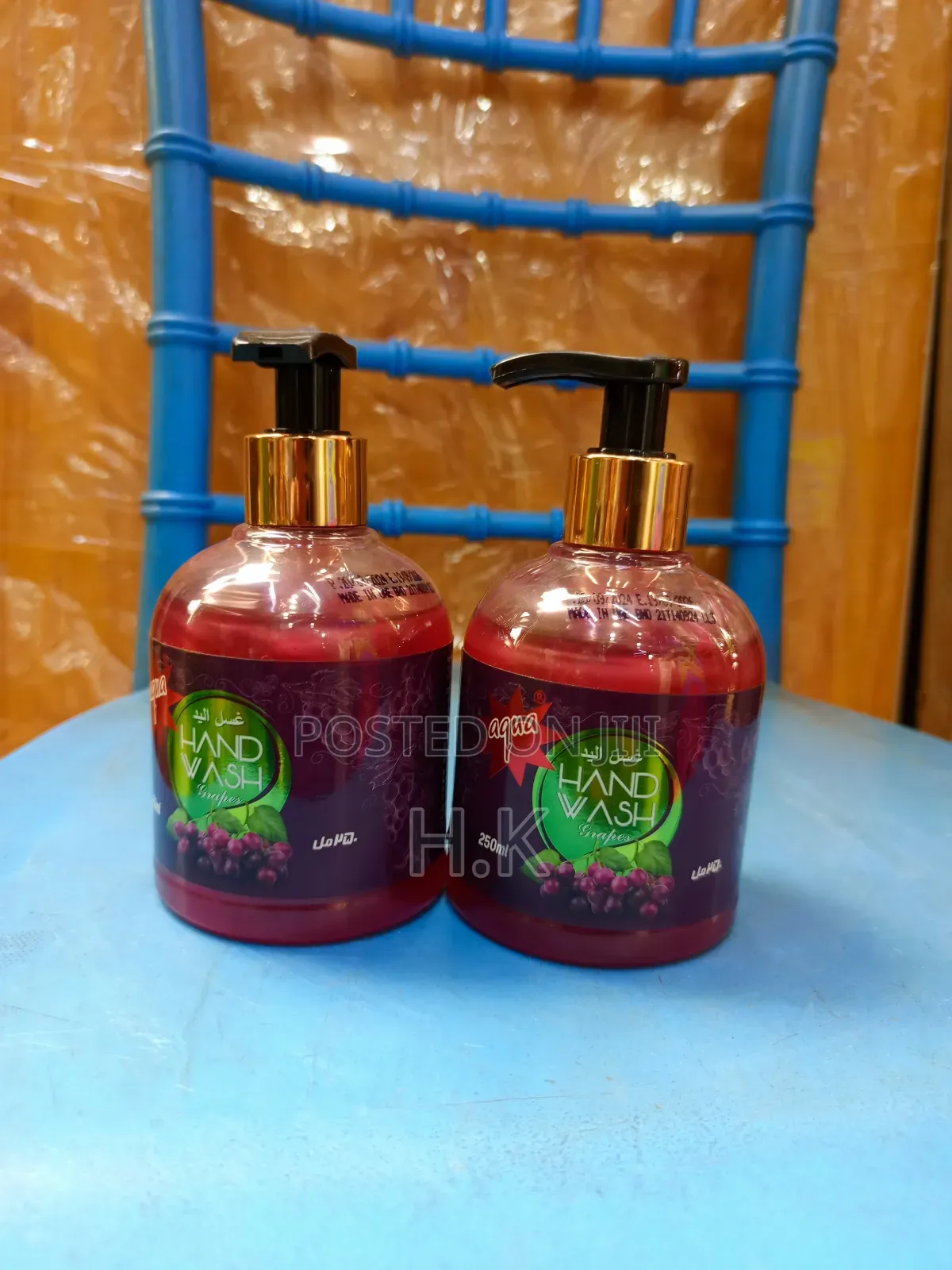 Aqua Hand Wash With A Grape Fragrance