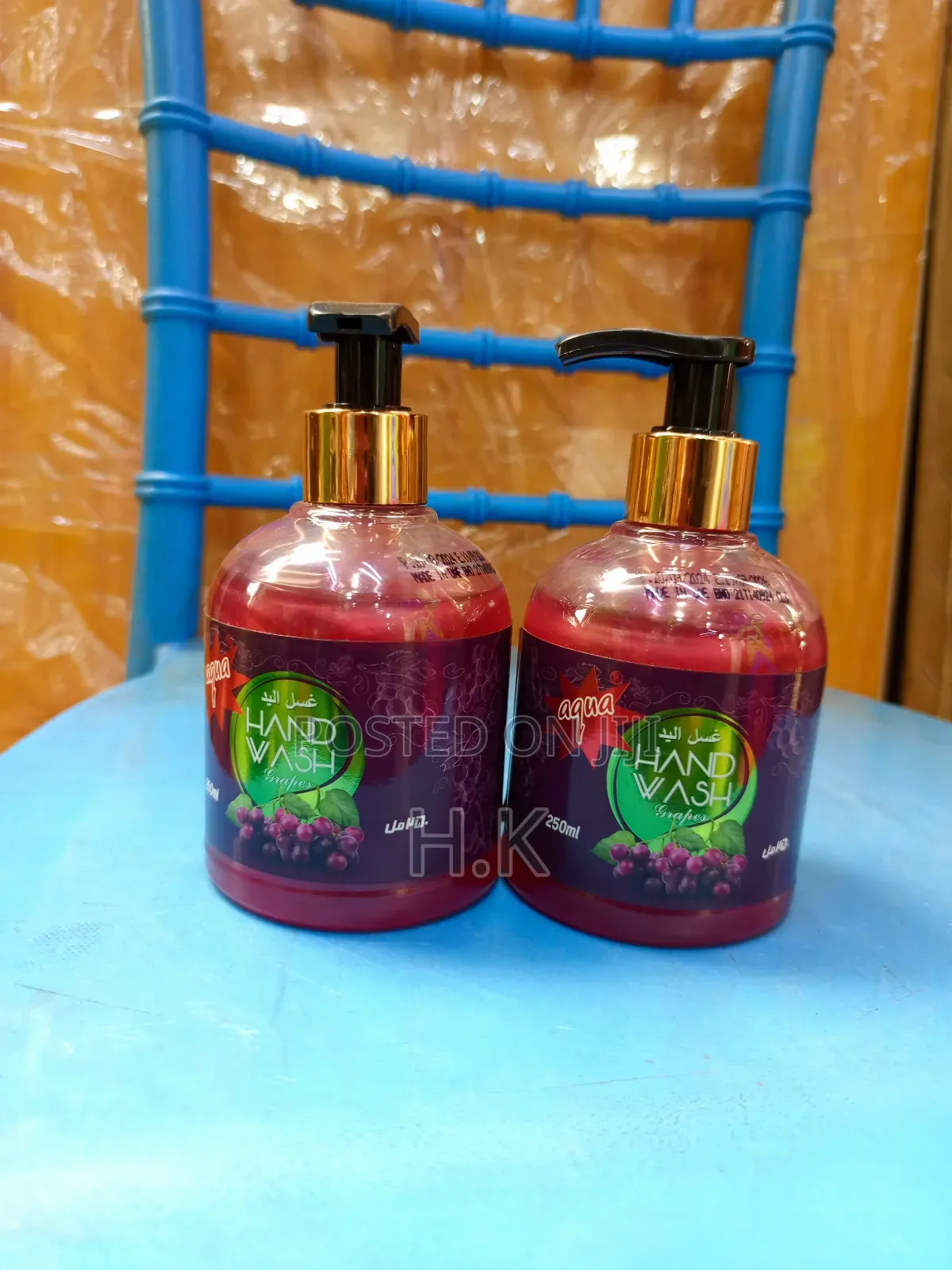 Aqua Hand Wash With A Grape Fragrance