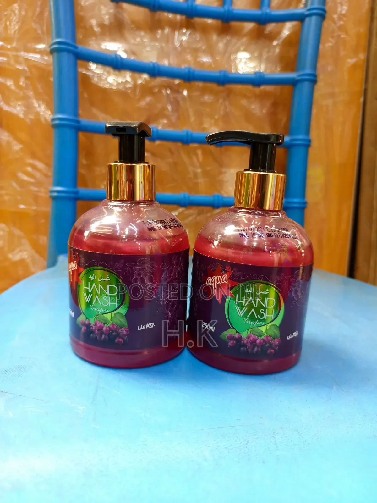 Aqua Hand Wash With A Grape Fragrance
