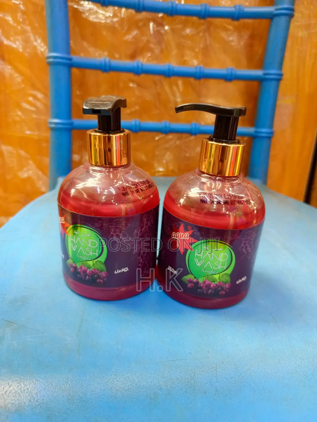 Aqua Hand Wash With A Grape Fragrance