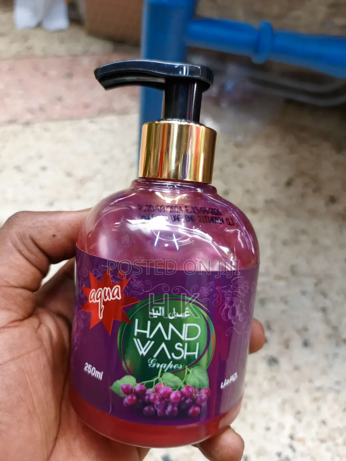 Aqua Hand Wash With A Grape Fragrance
