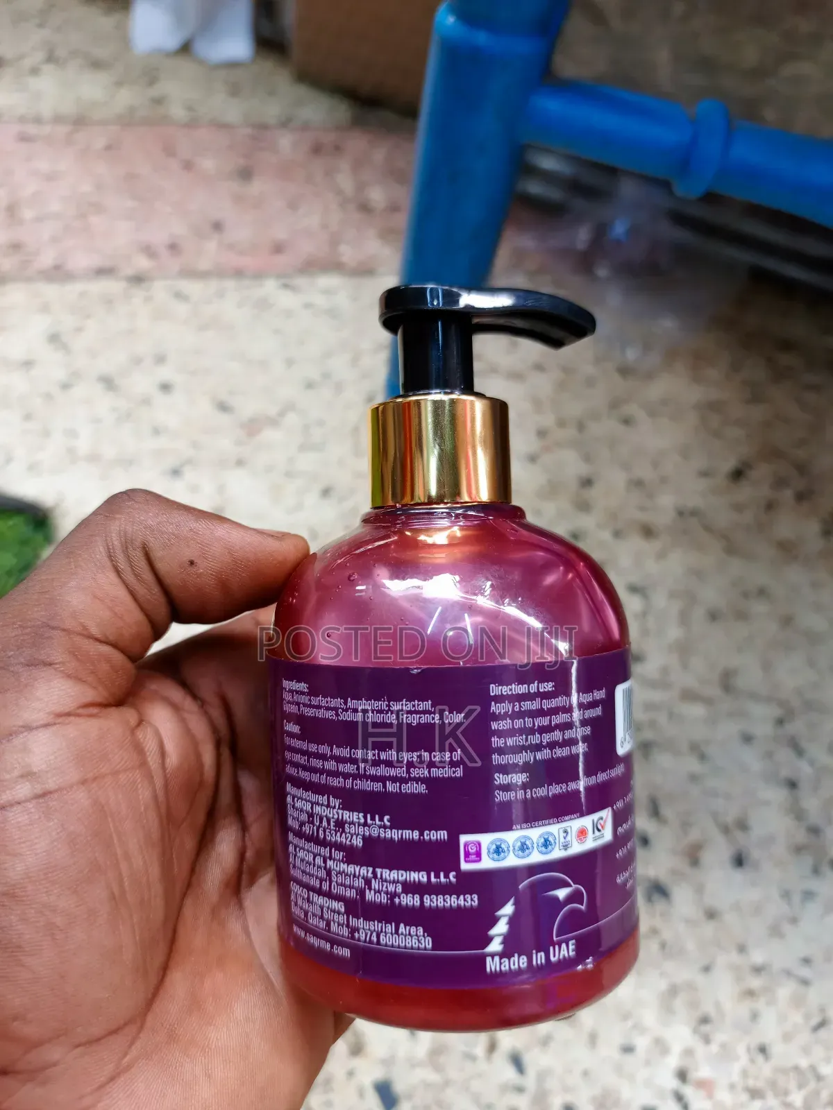 Aqua Hand Wash With A Grape Fragrance