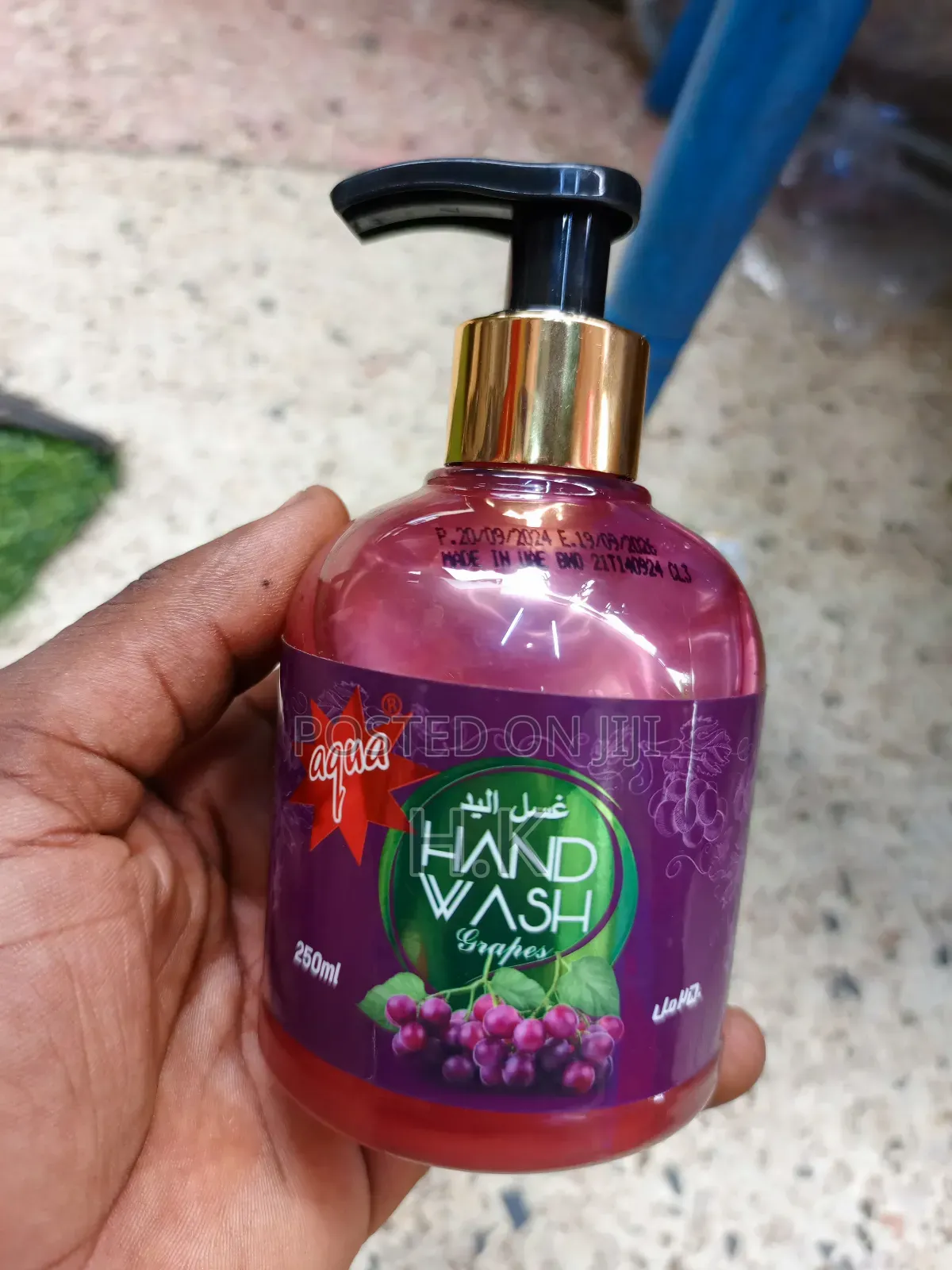 Aqua Hand Wash With A Grape Fragrance