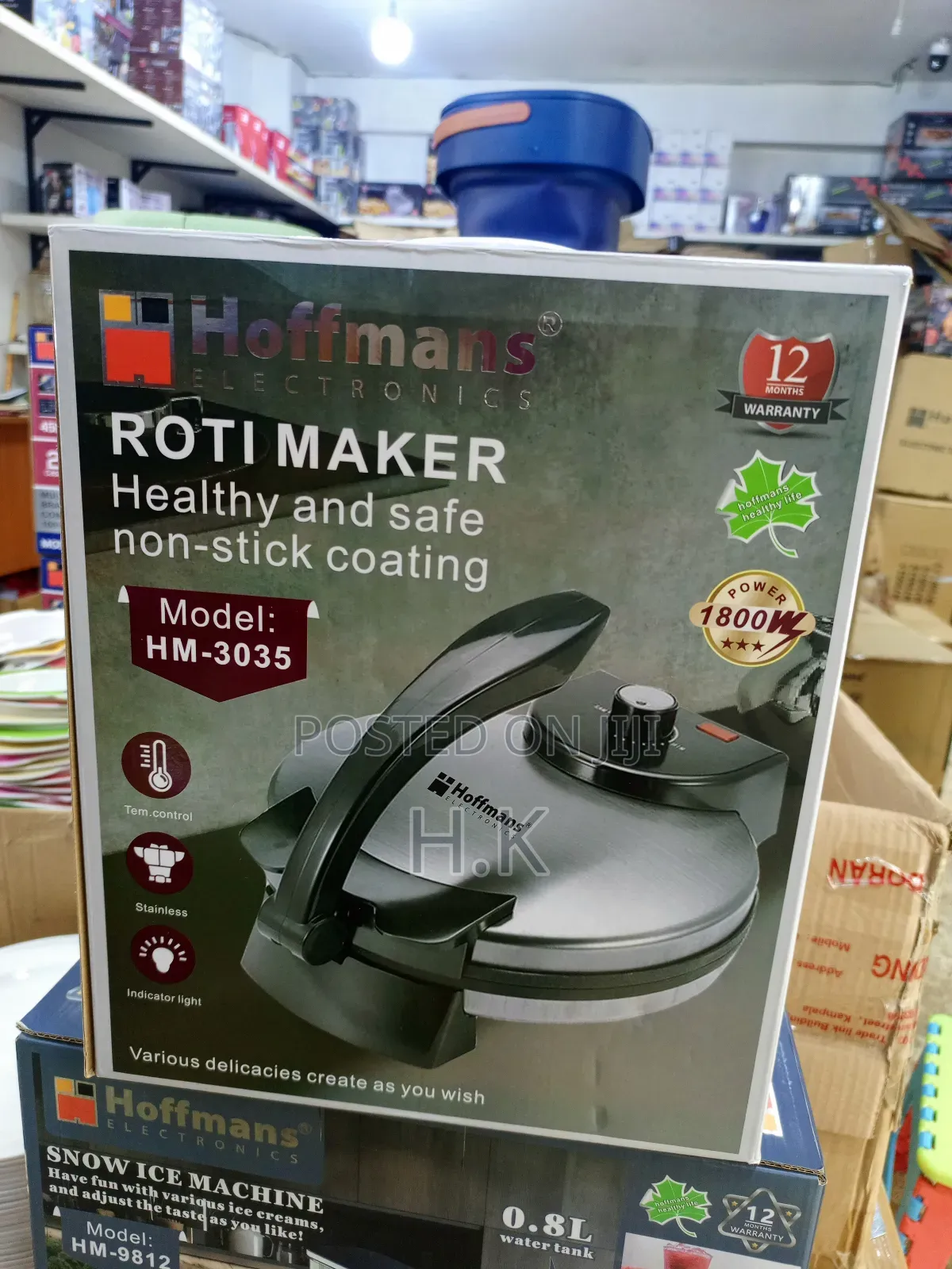 Hoffmans Roti Maker, Model Hm-3035.