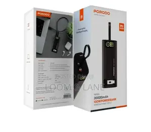Porodo 20,000mah 130w Powerbank Pb066