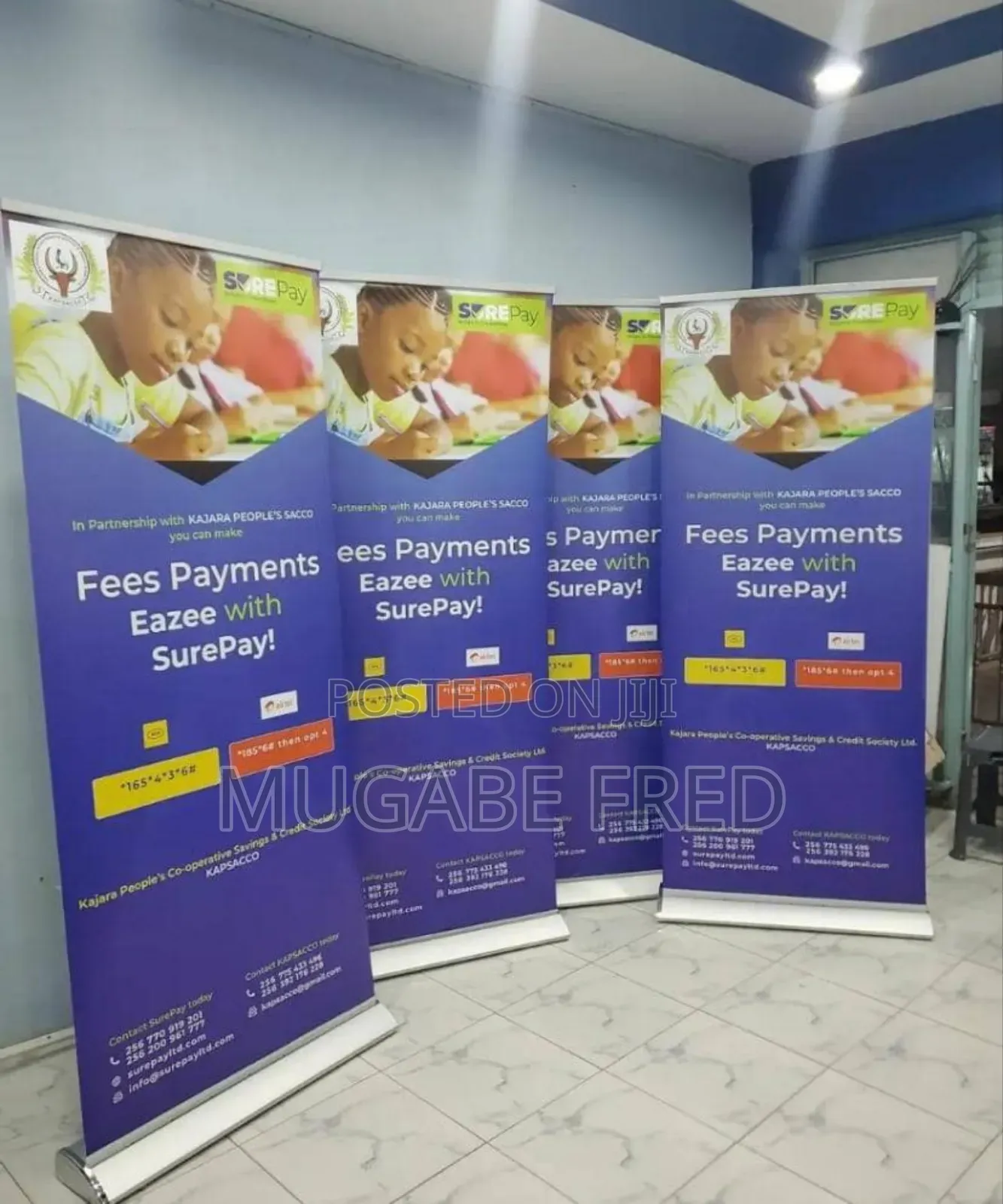 Printed Tear Drops, Pull Up Banners