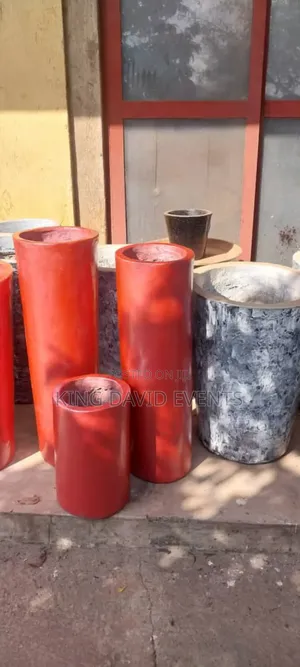 Flower Pot Made From Cement
