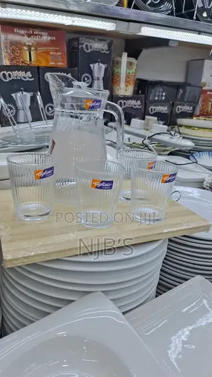 Glass Jar With Glasses