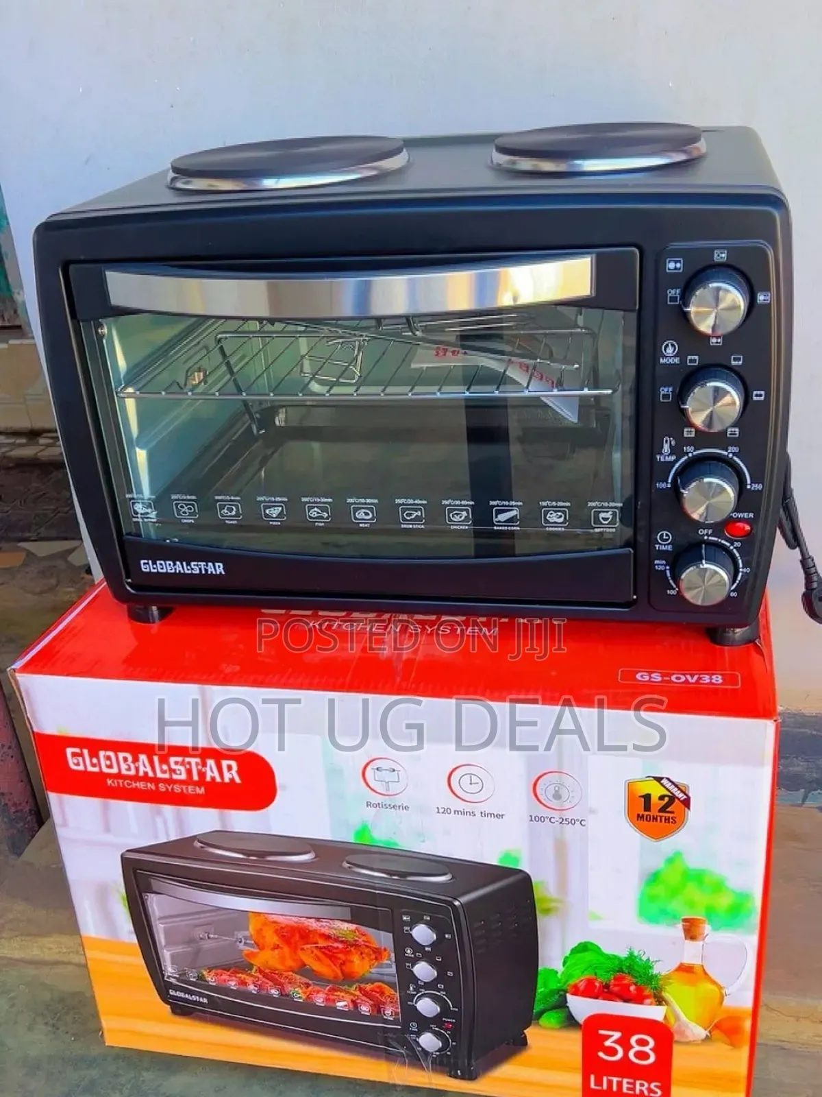 48l Globalstar Electric Oven With Hot Plate